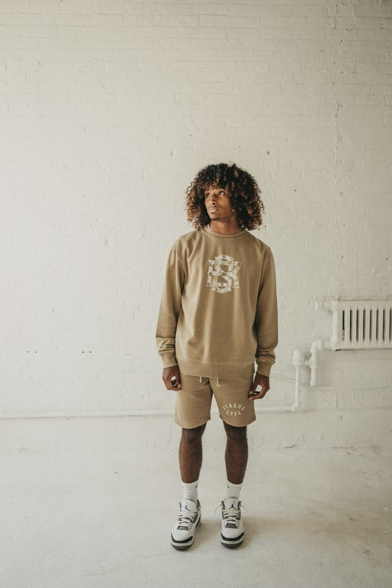 STACHE LYFE CREW NECK SWEATSHIRT