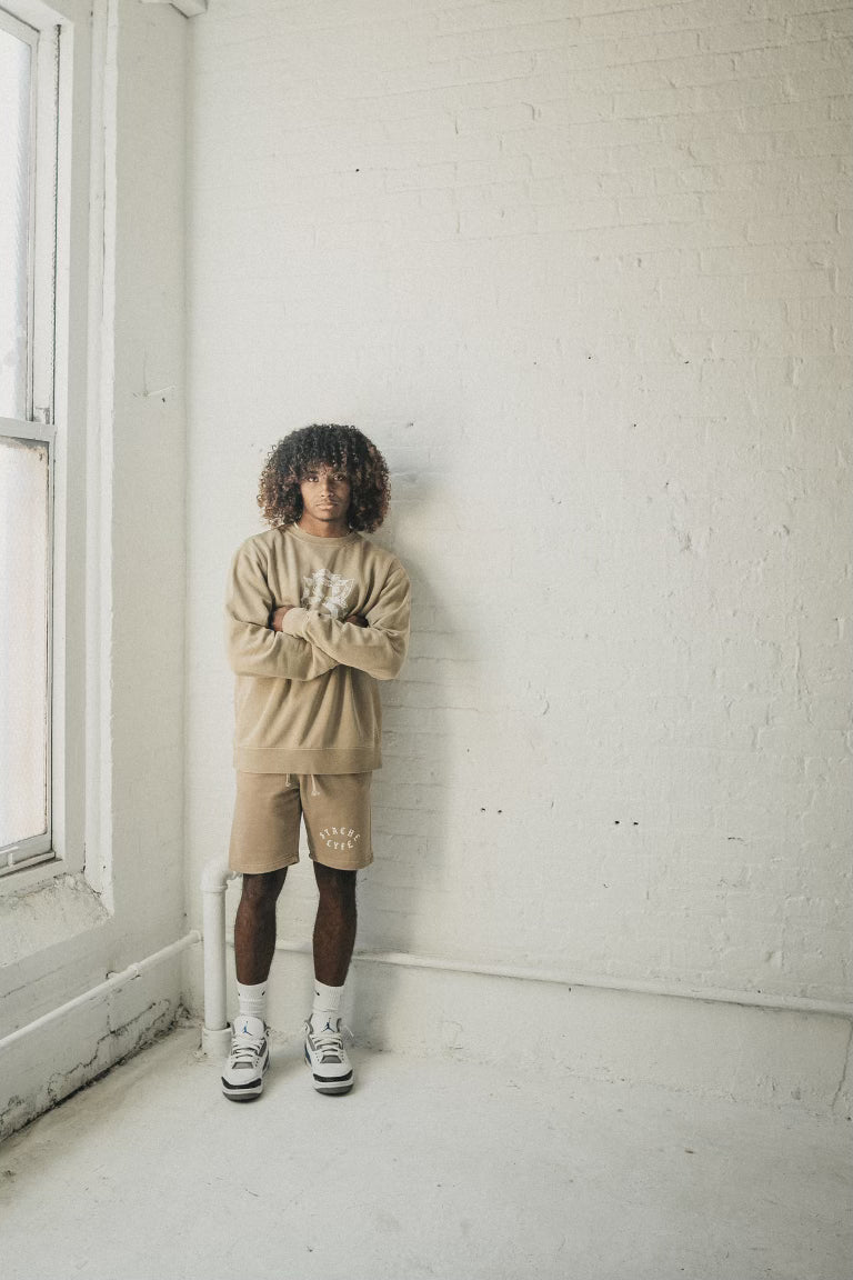STACHE LYFE CREW NECK SWEATSHIRT