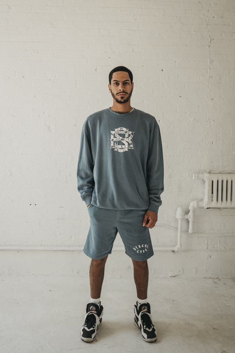 STACHE LYFE CREW NECK SWEATSHIRT