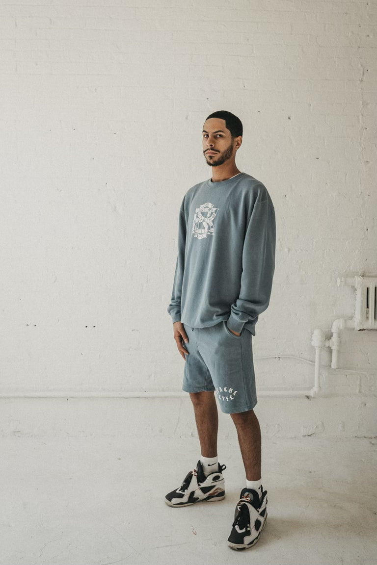 STACHE LYFE CREW NECK SWEATSHIRT